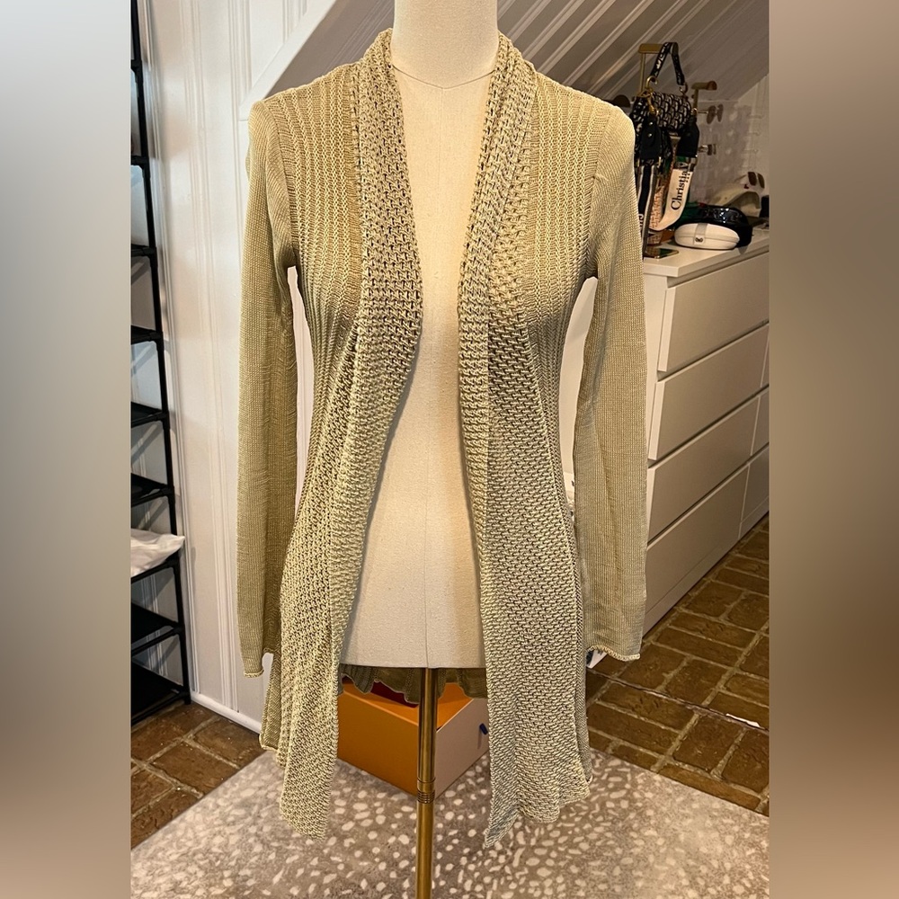 Questions Open Front Sweater